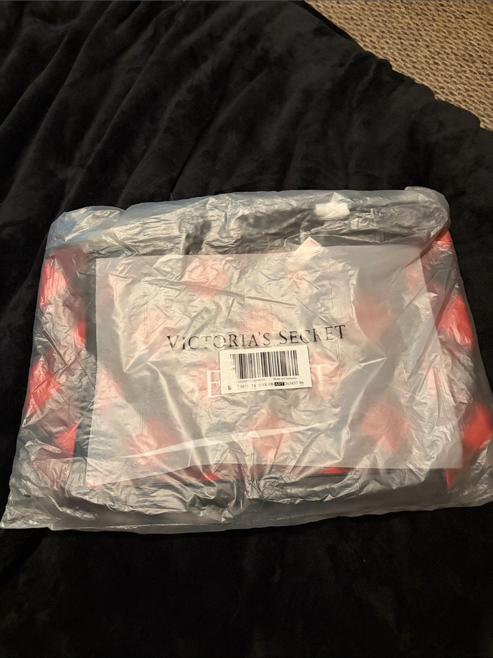 Victoria's Secret Black Foldable Tote